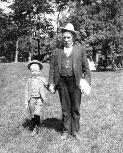 Hiram Ely and Addison Ely 1900