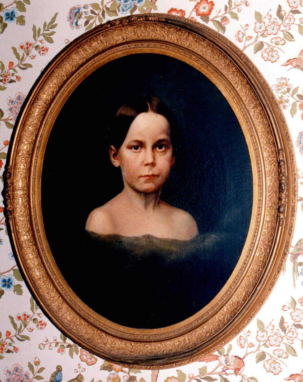 painting of Ella Moseley Husson, aged 9